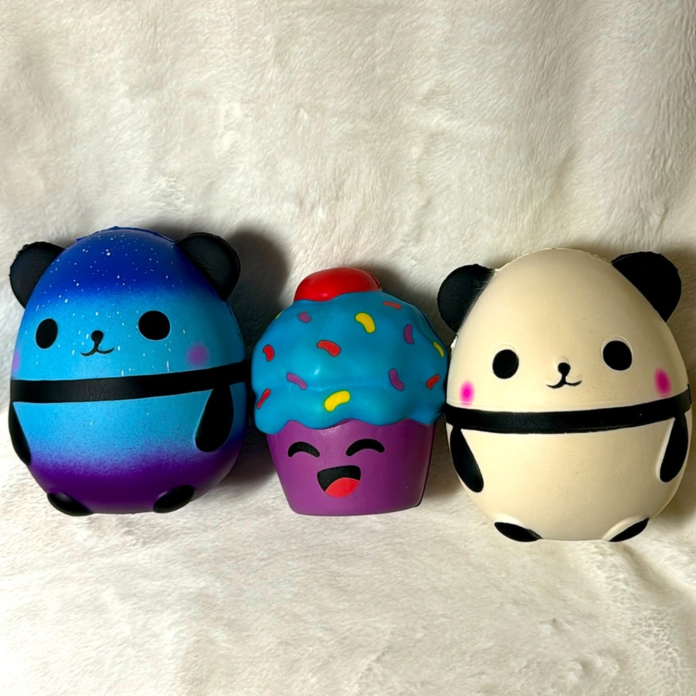 Squish Fun Toys Qty 3